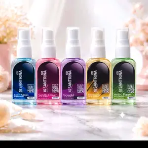 [ BELI 1 DAPAT 5 BOTOL ]  Parfum Santrina aroma Berbeda Untuk Pria dan Wanita Wanginya tahan lama