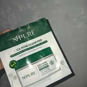 [Exfo Pad Series] NPURE Acne Clear Pad Cica / Licorice Bright & Glow Exfoliating Pad - Kapas Eksfoliasi untuk Wajah / Kulit  Berjerawat & Normal / Treatment Wajah / Travel Pack Eksfoliasi Pad/kapas mencerahkan/ membersihkan pori-pori