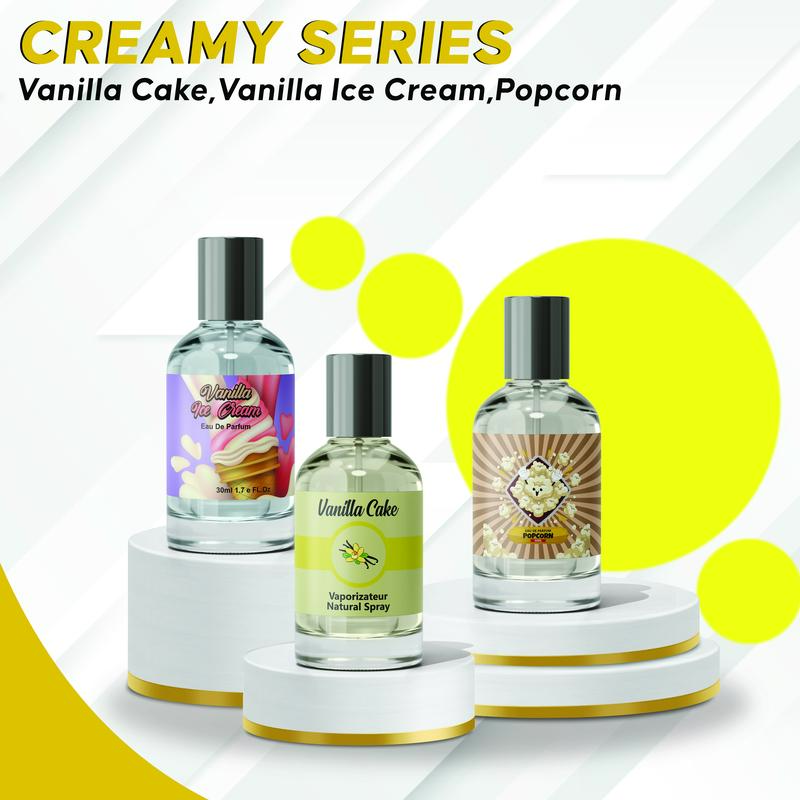 Dapat 3 Botol Eau De Parfum 30ml Creamy/Soft/Men Series Tahan Lama Pewangi 1