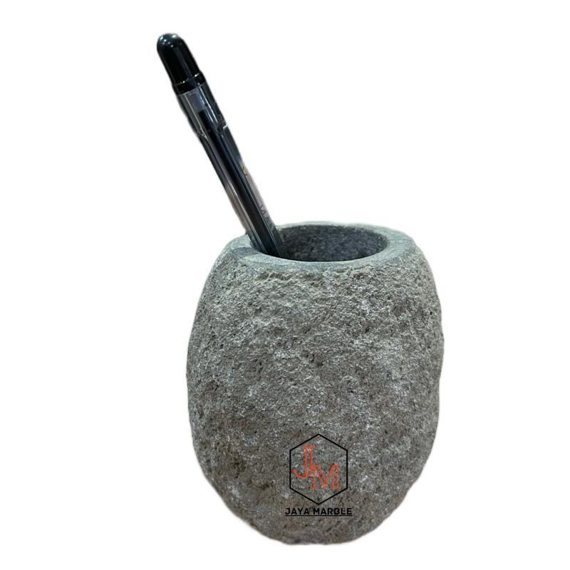 Tempat bolpen / pensil batu alam 0