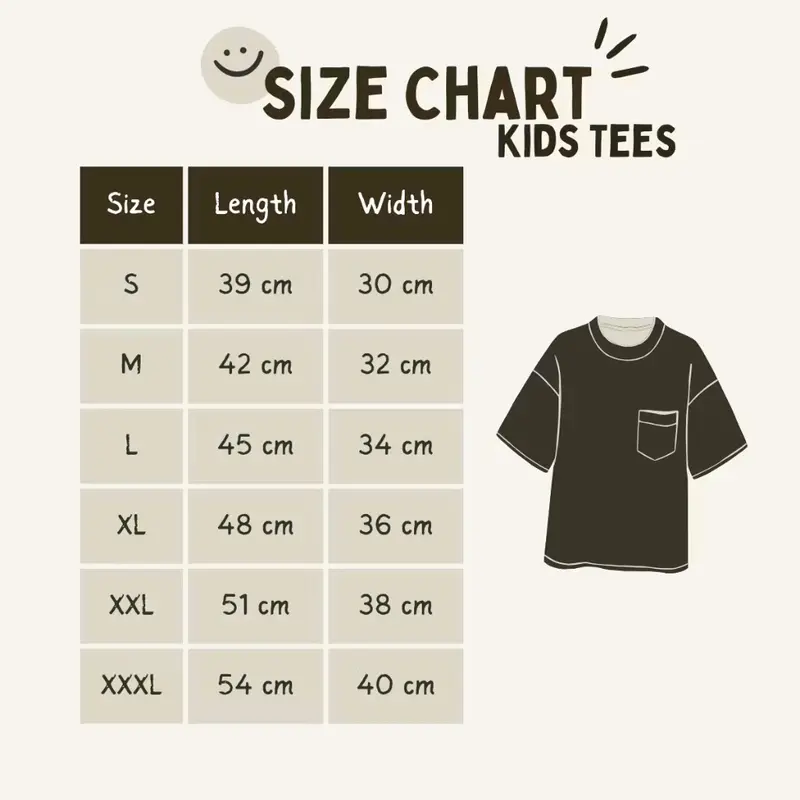 Setelan Kaos Anak Poket Satu Laki Laki Perempuan Bahan Adem Katun 30s Fashion 6