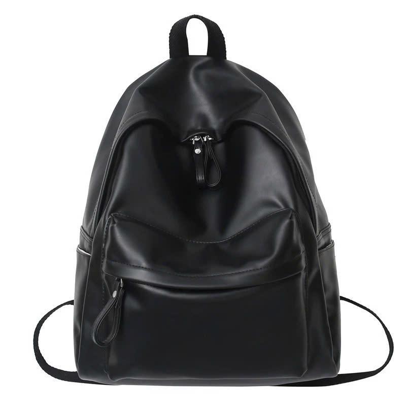 Balo Thời Trang Đi Làm Đi Du Lịch Chất Da Trơn Pu Cao Cấp Size 40 Đựng Vừa Máy Tính Lap Giấy A4 Bag BL024 - Đen
