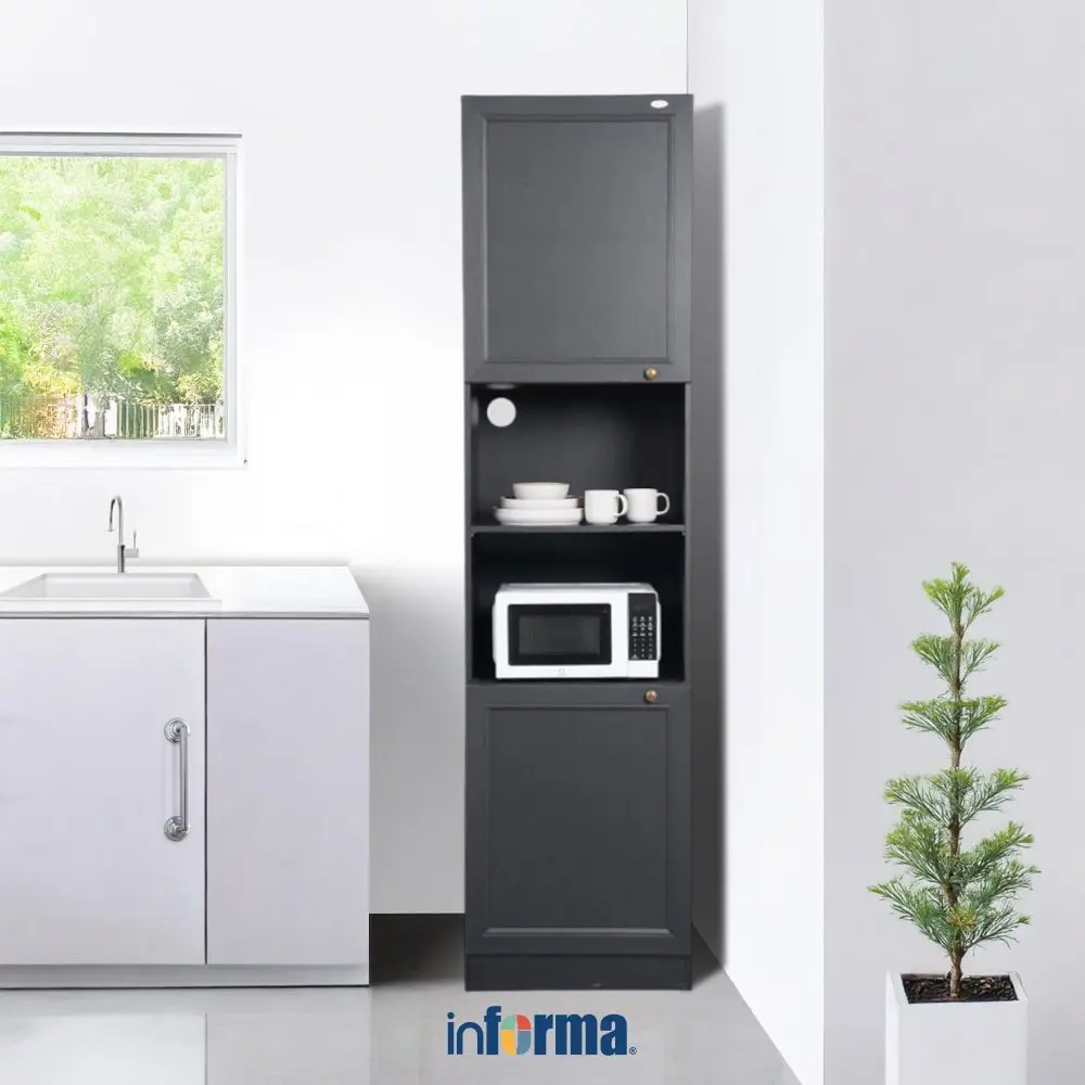 Informa Irish Kabinet Dapur 60x60x240 cm Lemari Dapur Kabinet Pantry Rak Kitchen Set Storage Masak