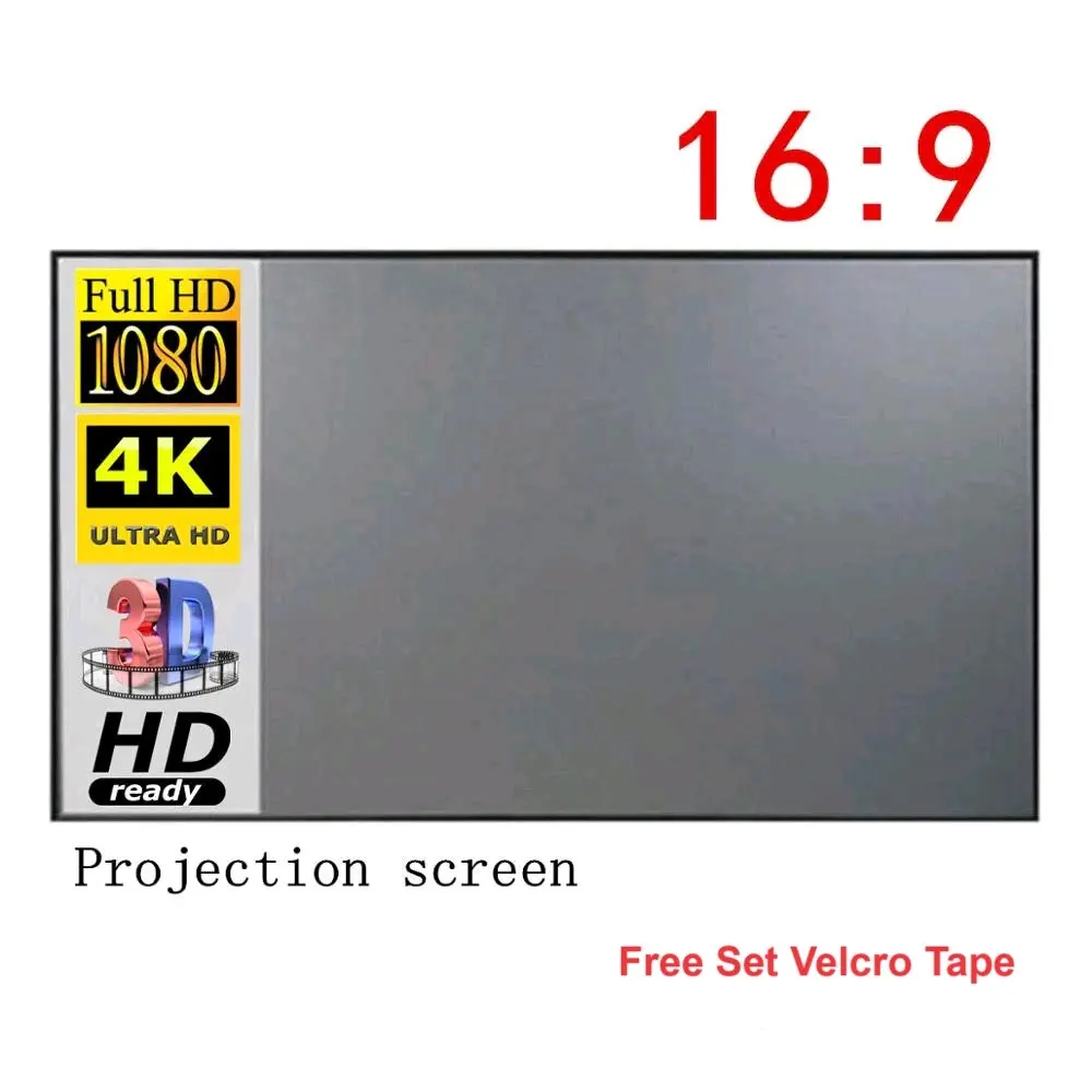 Kain Layar Proyektor Anti-light Ambient Screen Curtain 16:9 133 Inch L21 Silver Layar Nobar 133 Layar Presentasi Layar Nonton 133 inch Kain Proyeksi Penyerap Cahaya Terang Jelas HD 4K