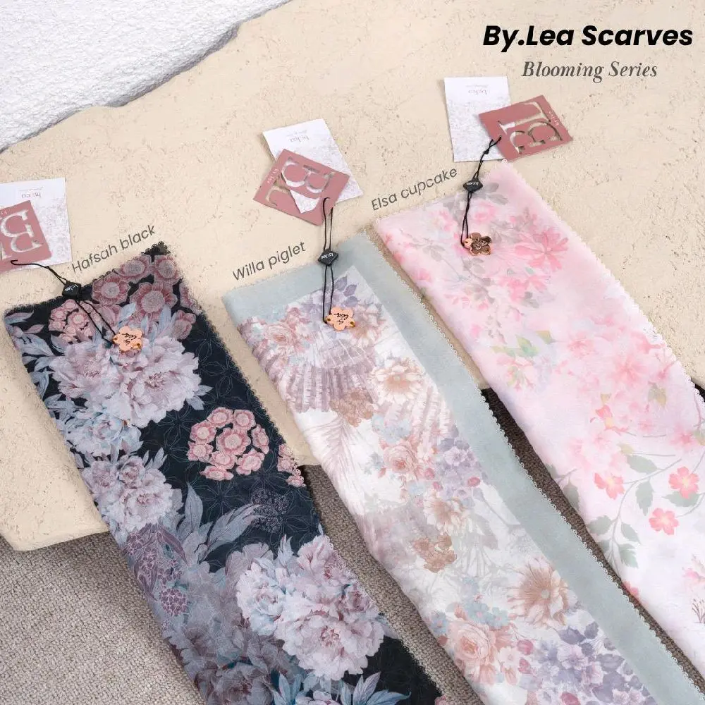 Newww Hijab ori by lea scarves (2box) grosir