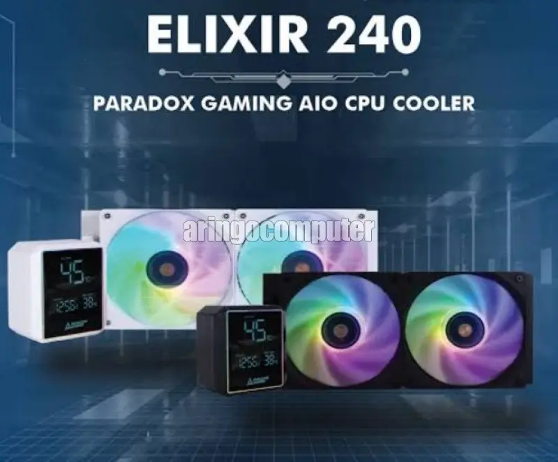 Hardware PC Paradox Gaming 240 ELIXIR AIO CPU COOLER RGB - WHITE