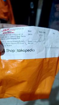 Product Review of NOLA- Khimar printing vol 33 hijab ceruty instant 2 layer Santai Ceruti Layer Panjang Soft Syari Muslim Kerudung Hitam from K**e 1
