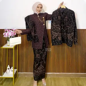 Nayanika Batik - Batik Couple Kondangan Janggan Fahira Baju Pria Wanita Modern Kekinian Bahan Fukuro Mix Katun Premium Lapis Furing Batik Pasangan Lamaran Pesta Wisuda 2025 Terlaris