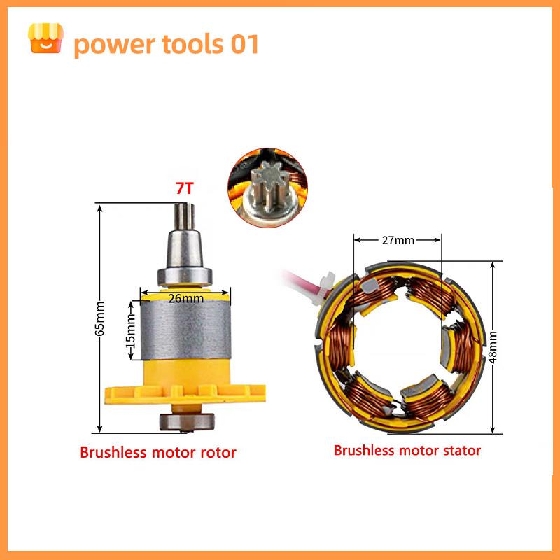Product Introduction of [READY STOCK] Brushless Motor  Universal Motor Rotor and stator  Suitable For wrench 4815 4