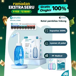 【24H Ship】Airuidu YT330 Cuci Hidung Dewasa 330Ml Pembersih Hidung Bayi Portabel Detok Sinus Alergi Nose Rinse / Alat Pembersih Hidung