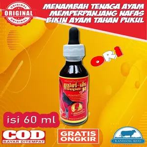 Suplemen Ayam SUPER N Original - Menambah Tenaga dan Tahan Pukul