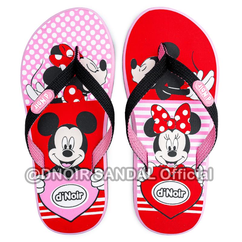 DNOIR Sandal Jepit Anak Perempuan MINNIE size 25 - 36 Fashion 1