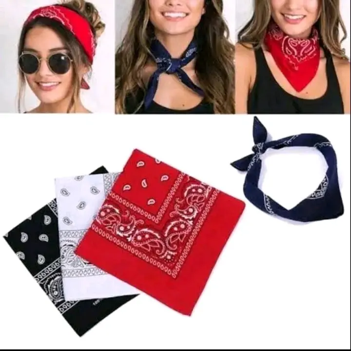 Sapu Tangan Syal Multifungsi Slayer Batik Bandana Slayer Kain Scarf Hip Hop Square 53×53 Aksesoris 0