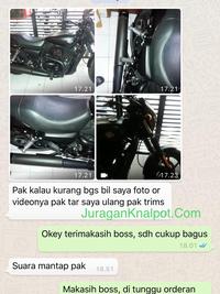 Gambar Knalpot Single Slipon Harley Davidson Street500 Model Rinehart dari JuraganKnalpotDotCom Kab. Purbalingga 3 Tokopedia