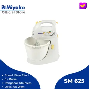 MIYAKO SM-625 White Stand Mixer (3.5 L)