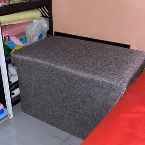 Dejavu Tempat Duduk Portable Bangku Lipat Storage Box Kursi Box Sofa Tempat Penyimpanan Barang Serbaguna HSB202