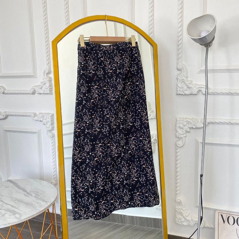 ROK KOREA BELLA I FLORAL SKIRT I KOREAN SKIRT MOTIF BUNGA I  ROK PANJANG WANITA KERJAI ROK SPAN PANJANG MOTIF BUNGA Cantik Formal Kantor Nyaman rok motif 1