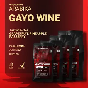 Biji Kopi Bubuk Arabika Gayo Wine Aceh Sumatra Arabica Coffee Beans