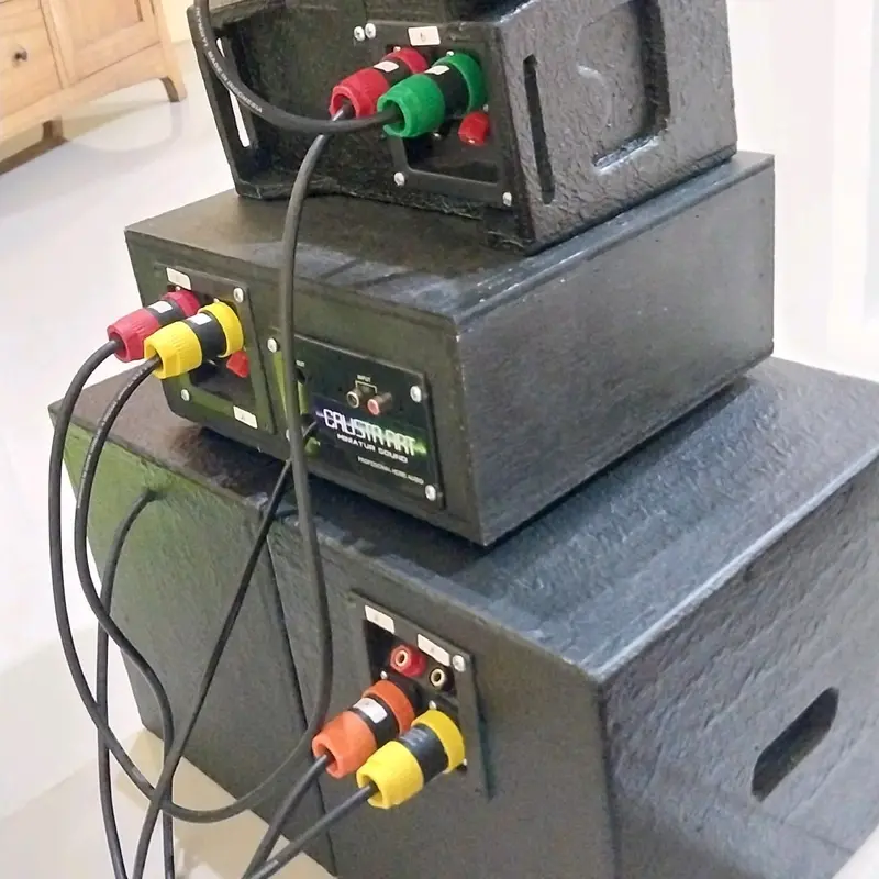 Paket sound system miniatur ruangan keluarga 2 , dengan Speakers, Bass, Bluetooth, Amplifier Wireless Accessories Subwoofer 4