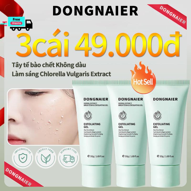 3PCS 49.000₫ DONGNAIER Herbal Extract Peeling Gel Face Clean Exfoliating Scrub…