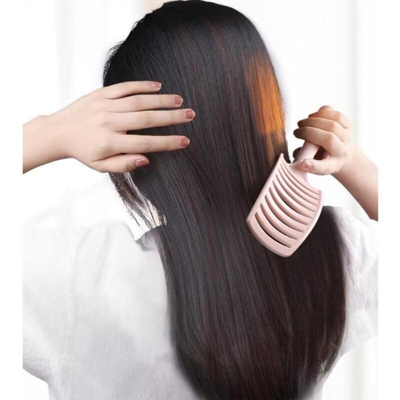 Lược Bán Nguyệt Chải Tóc Gỡ Rối Đa Năng(Loại 1 lược to) - Lược Chải Làm Tạo Phồng Chân Tóc - Lượt Massage Đầu Mini 4