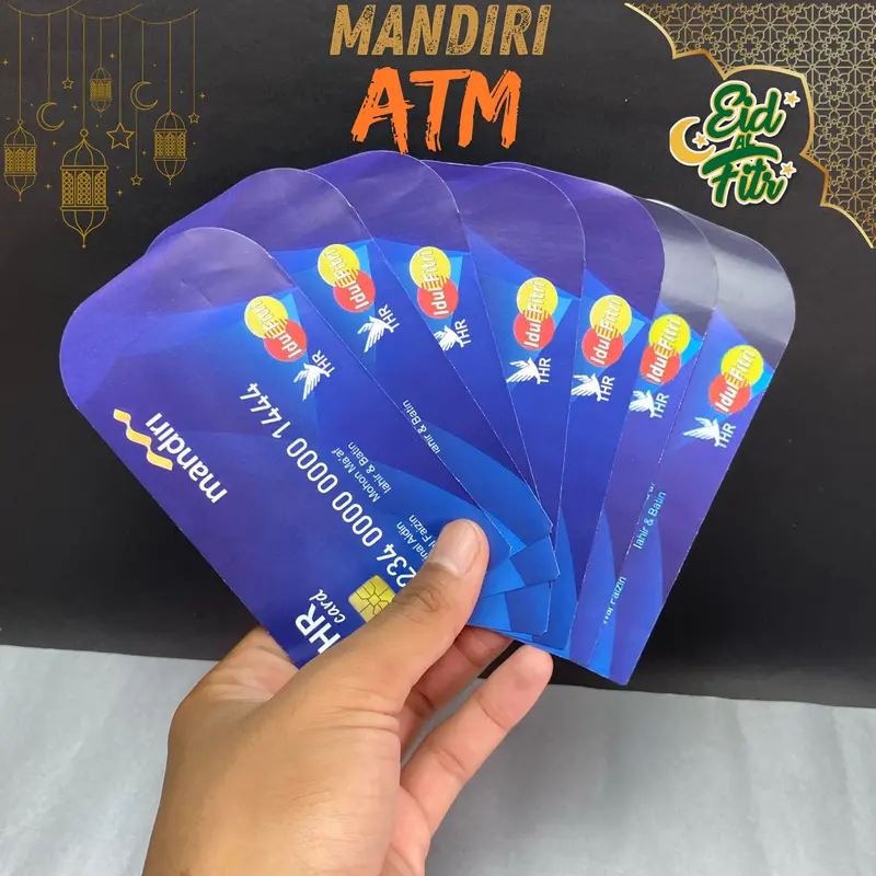 GRATIS ONGKIR √ | Amplop lebaran unik 2025 terbaru√ | ampao lebaran model ATM bank berbagai varian 6