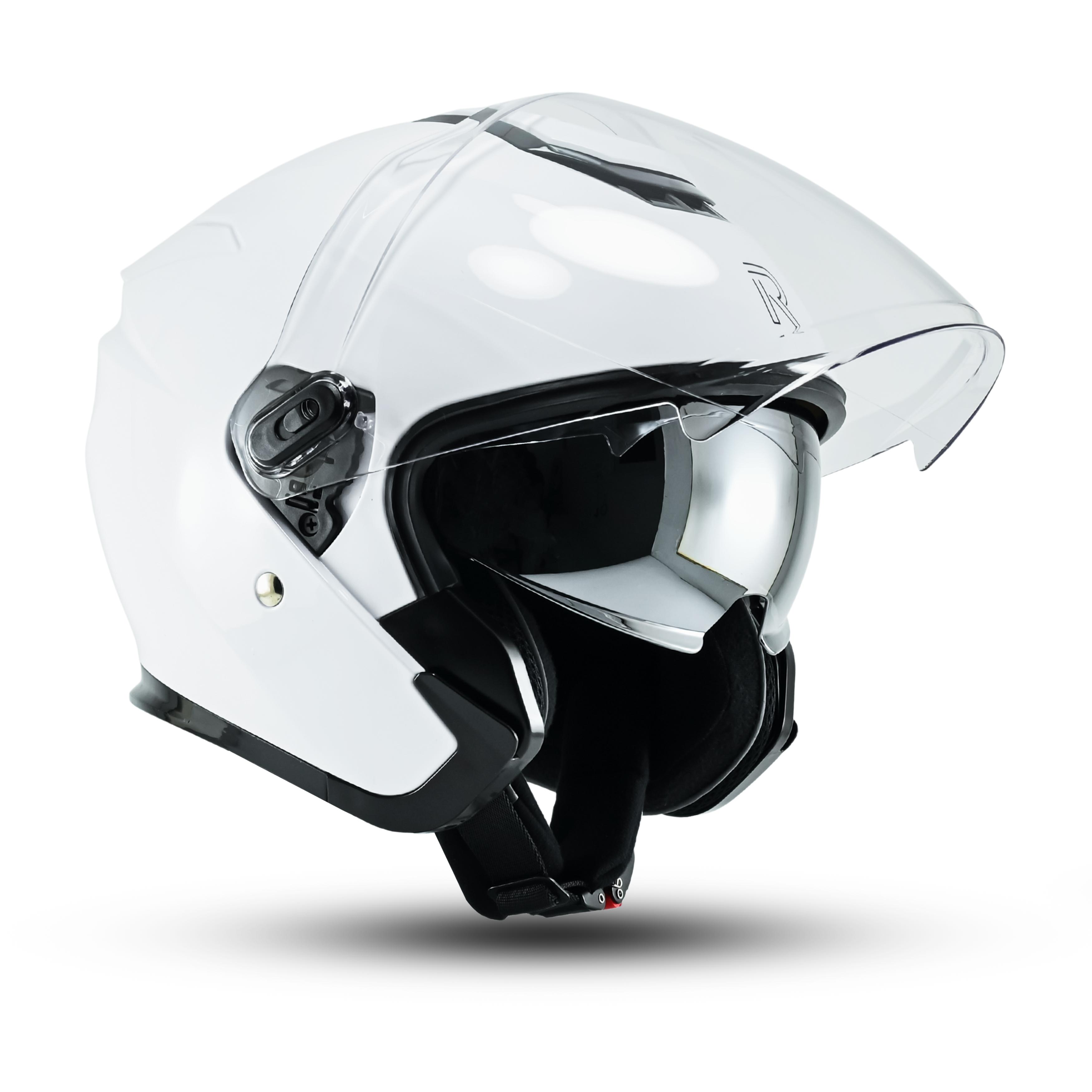 Helm Half Face Rsix Revolt X Terbaru Premium Kekinian Helm Helm Cowo Keren Double Visor SNI