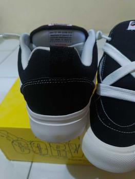 Product Review of Corvalue - Sepatu Sneakers Unisex Pria Wanita Otaru Black White Shoes Casual Sneakers Hitam from f**y 2