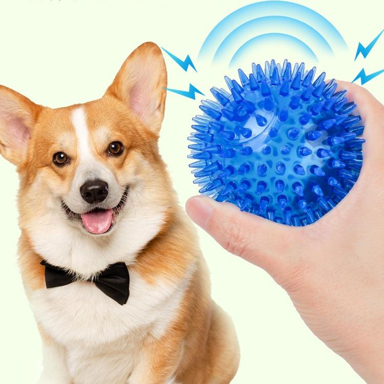 Đồ chơi nhai cho thú cưng - Bóng phát sáng cho chó mèo chơi đùa 6