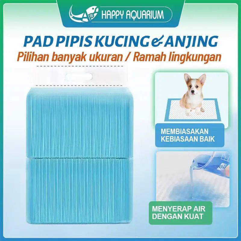 100pcs Pad Pipis Kucing Anjing Perlak Tatakan Pet Toilet Underpad