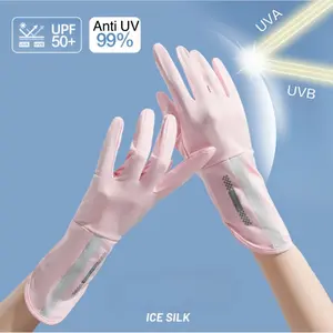 LO Sarung Tangan Gloves Sarung Tangan Anti Uv Motor Wanita Sarung Tangan Matahari Upf50 Sarung Tangan Motor Panjang Antislip S04