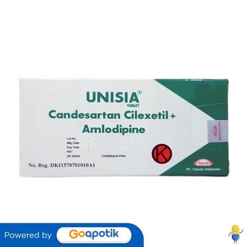 UNISIA 8 MG/5 MG BOX 20 TABLET