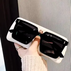 PL-A109 Kacamata Hitam Frame Persegi Pria dan Wanita Anti Radiasi Bahan Berkualitas Tinggi untuk Perlindungan Optimal  Sunglasses Eyewear