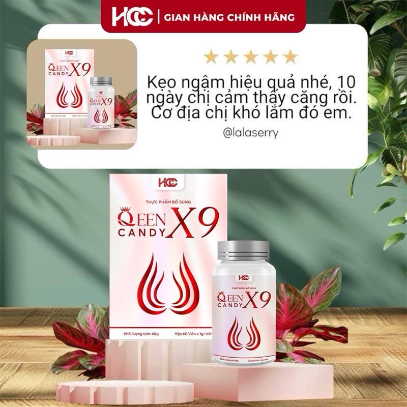 Viên Kẹo Ngậm QEEN CANDY X9 - Giữ Mãi Nét Đẹp Tuổi Thanh Xuân