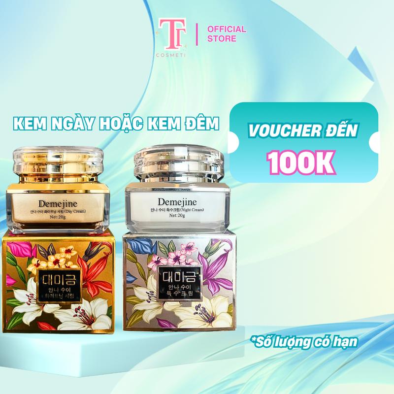 1 Hộp Kem Face DEMEJINE 20g Kem Ngày 20g hoặc Kem Đêm 20g Chăm Sóc Da Làm Đẹp Da Nữ