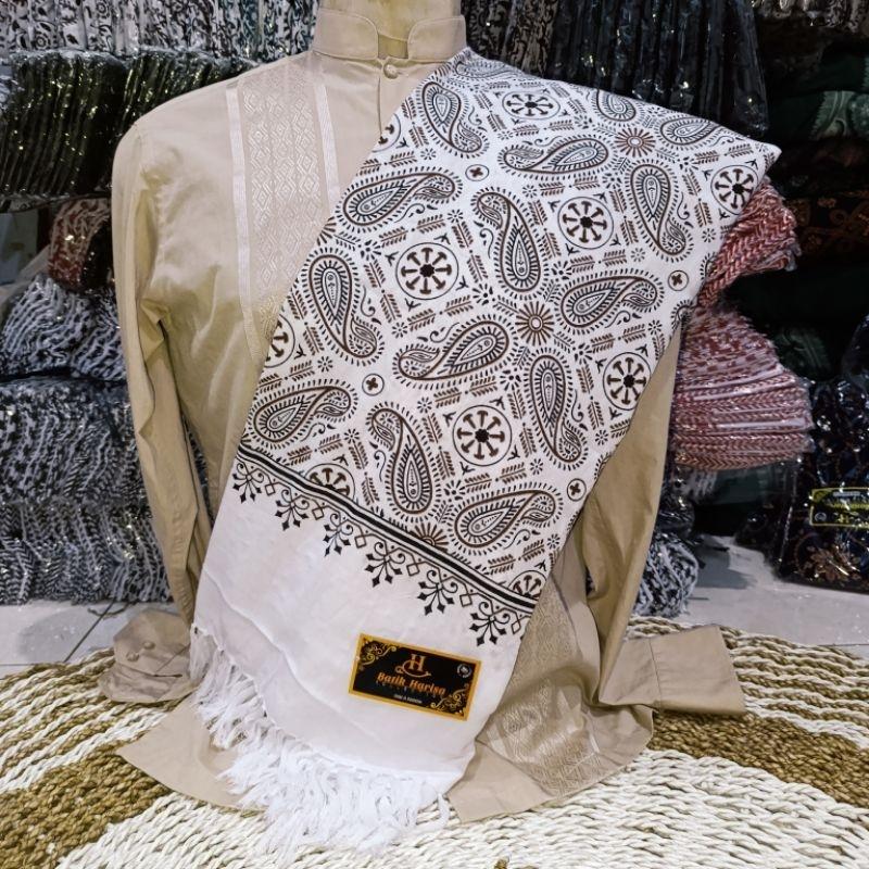 SORBAN BATIK MOTIF KASHMIRI BAHAN RAYON HALUS DAN LEMBUT sorban batik harisa palid 8