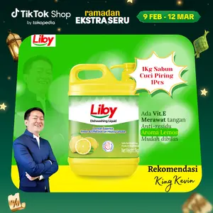 [BISA COD] Cairan Pencuci Piring Lemon Segar 1Kg Esesnsi Pembersih Liby Beraroma Lemon Pembersih Minyak Cepat Tangan Tetap Lembut Aman untuk Buah dan Makanan
