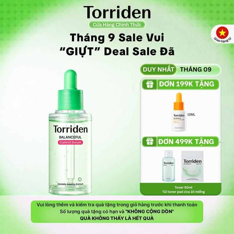 Serum cân bằng Balanceful Cica Control 50ml Hỗ Trợ Giảm Bã Nhờn Dưỡng Ẩm Ch