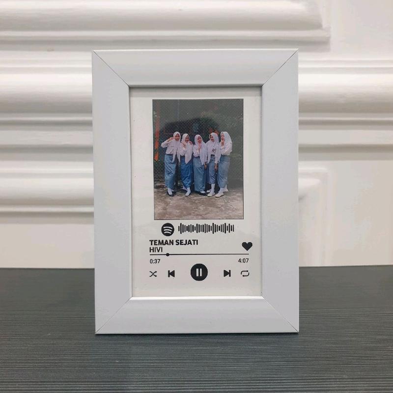 Custom Frame Foto Spotify - Bingkai Foto Aesthetic Kado Ulang Tahun Gift Wisuda 5