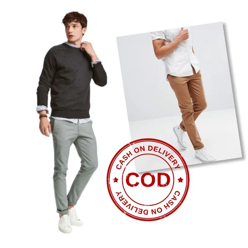 CELANA CHINOS PANJANG SLIMFIT BAHAN TWILL COMBET STRETCH MELAR Nyaman Skinny Pria Hitam Distro Dewasa Cowok Kantor Kerja Formal 4