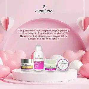 Nunaluna Paket Perawatan Wajah Glowing dan Sehat Harga Reseller Min Order 3 Produk Skincare Terbaik