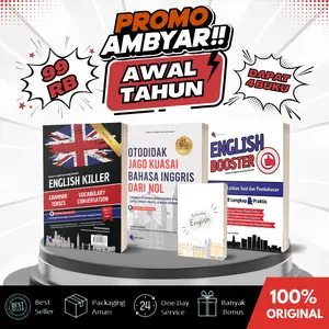 [BlanjaBuku] Promo Ambyar Isi 4 Buku Paket Belajar Bahasa Inggris Otodidak Dari Nol