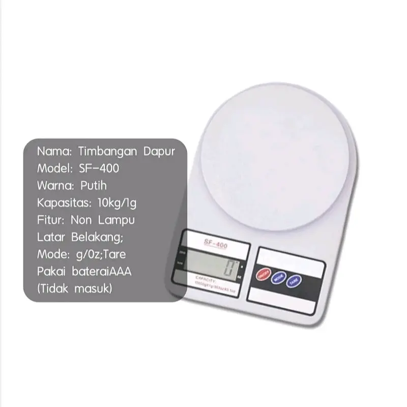 Electric Kitchen Scale TIMBANGAN DAPUR DIGITAL  /Timbangan Kue Digital Electronic 5 kg B05 /Timbangan Digital II Kitchenware 3