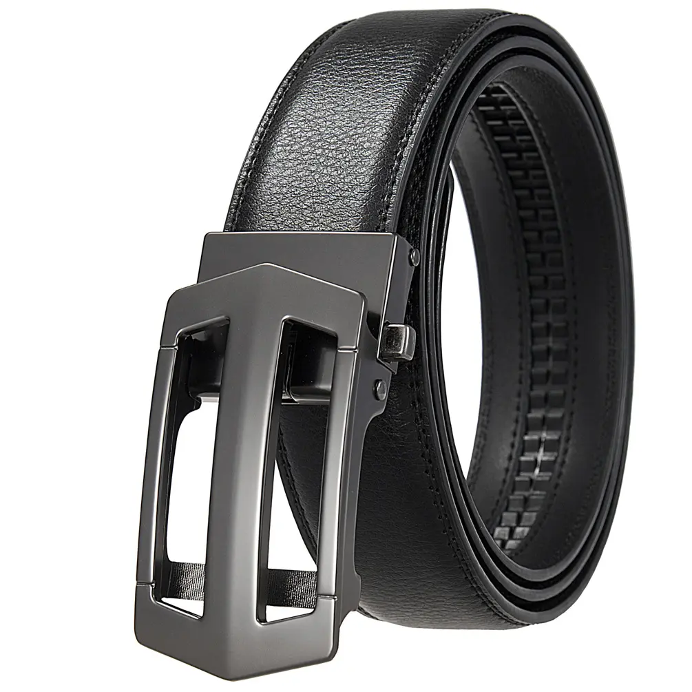 Men's belts, alloy automatic buckles, business versatile gifts, husbands