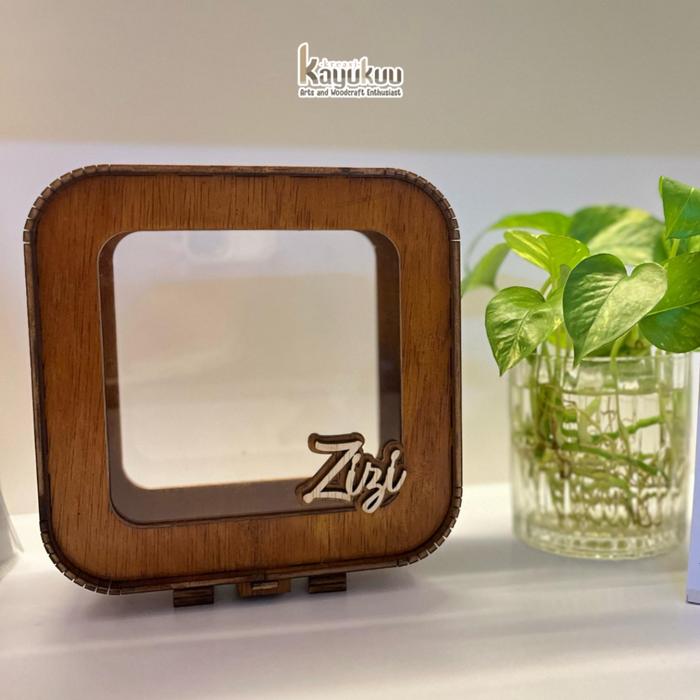 Gambar Celengan Anak Kayu Custom Nama – Kado Ulang Tahun Edukatif | Box Plywood Handmade dari kreasikayukuu Kab. Boyolali Tokopedia