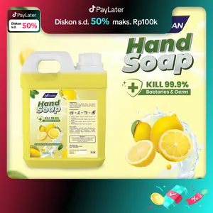 Sabun Cuci Tangan 1 Liter / HAND SOAP / HAND WASH Antiseptik Antibacterial Amorens [1 Liter] Cair