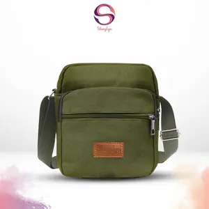 Tas Selempang Kanvas Pria Sling Bag Cowok Termurah Multifungsi  Kasual Style -YS080 Canvas Slingbag