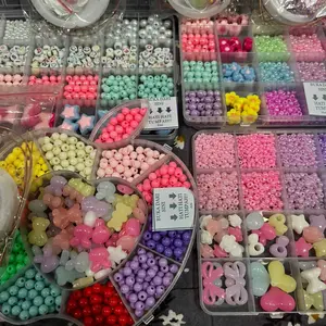 DIY Manik Manik Set Lengkap Gelang Aesthetic - DIY Craft Kit Manik Manik Pasir - Meronce Manik Manik Set - SM002