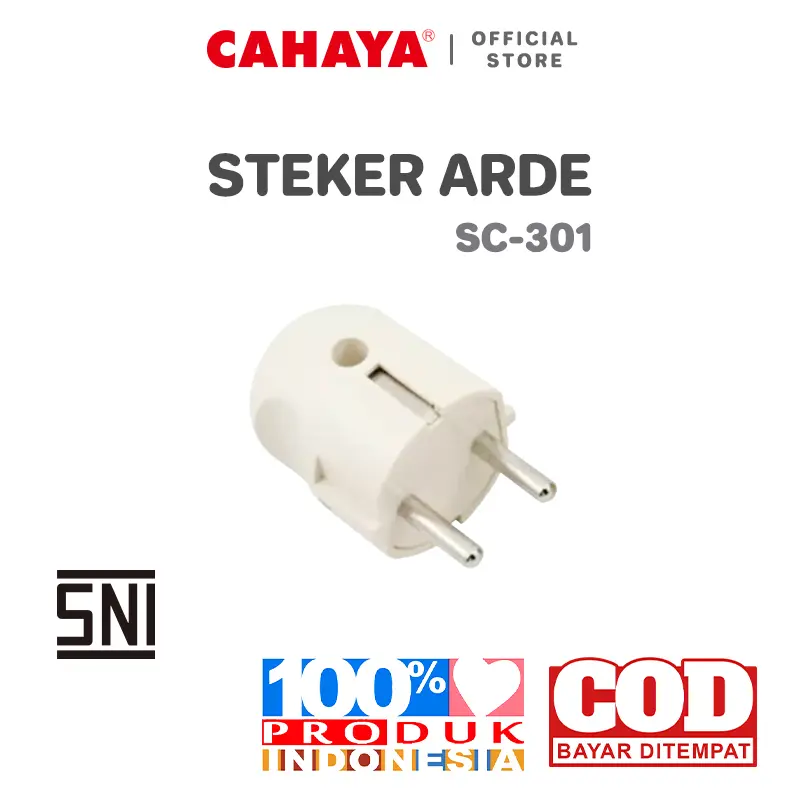 CAHAYA - Steker Arde / Steker Colok SC-301 Merek CAHAYA