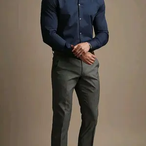 celana panjang pria bahan semi wol premium slimfit  buat kerja, buat ngantor, buat kuliah buat kondangan dan lain lain Nyaman di pakai.